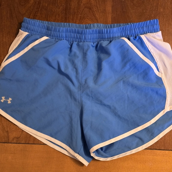 Blue Under Armour athletic shorts, size small, great for gym or casual wear. - Picture 1 of 4